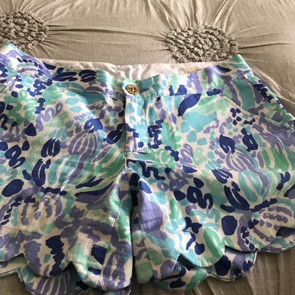 Lilly Pulitzer Buttercup shorts size 0 EUC - Picture 5 of 7